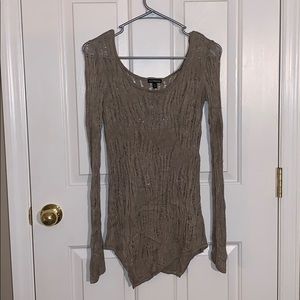 Express tan sweater
